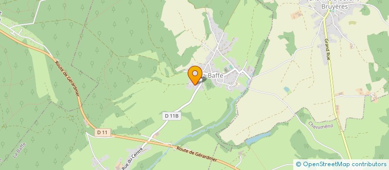 localisation de l'entreprise SCI IMMO P.A.  LA BAFFE