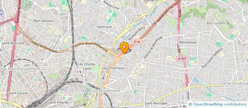 localisation de l'entreprise SCI IMMO PALAMA à MARSEILLE