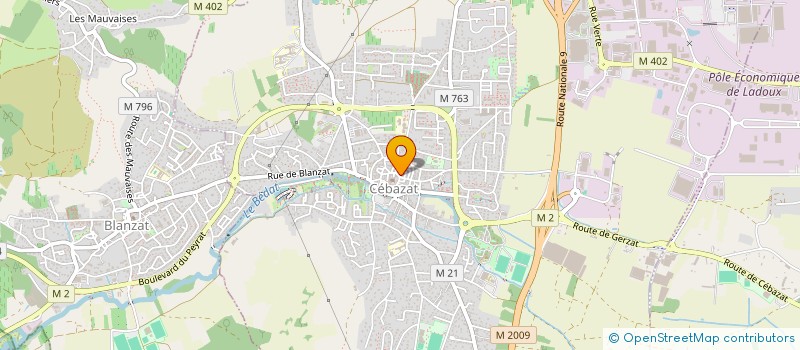 localisation de l'entreprise SCI IMMO PARTNERSHIP M&N  CEBAZAT