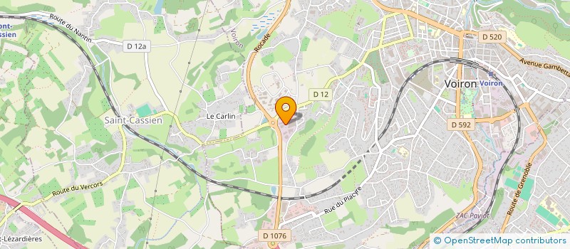 localisation de l'entreprise SCI IMMO PARUIS à VOIRON