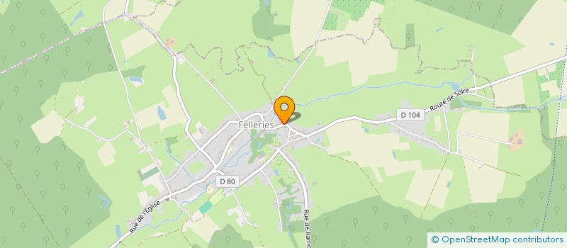 localisation de l'entreprise SCI IMMO PASSION  FELLERIES