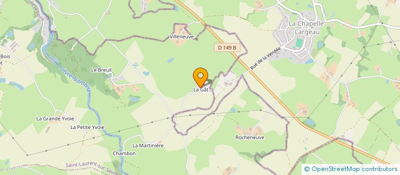 localisation de l'entreprise SCI IMMO-PASSOYA  TREIZE-VENTS