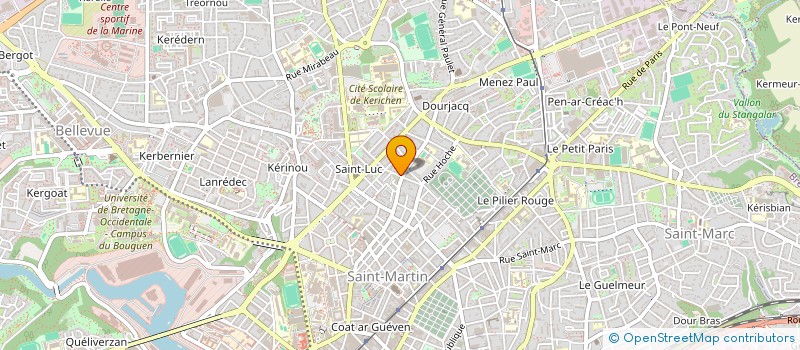 localisation de l'entreprise SCI IMMO PAUL MASSON  BREST