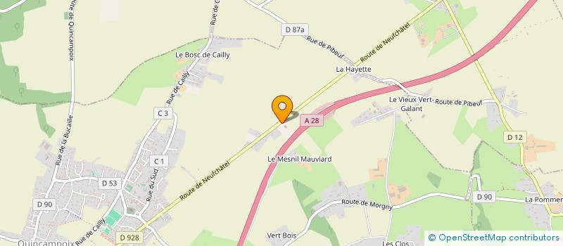 localisation de l'entreprise SCI IMMO PAYSAGE  QUINCAMPOIX