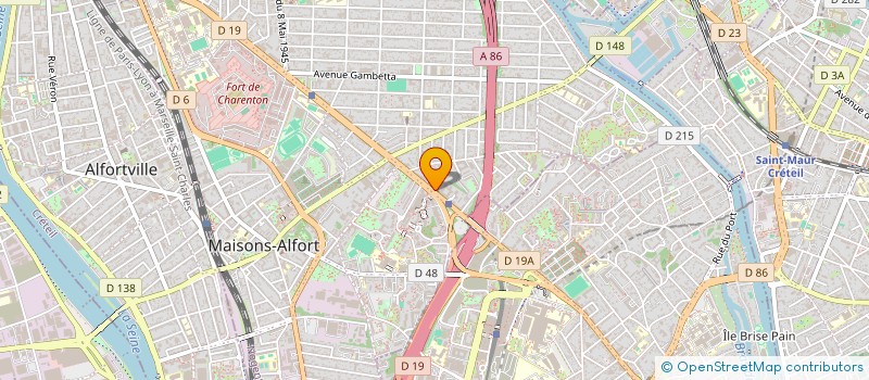 localisation de l'entreprise SCI IMMO PHIDEM  MAISONS-ALFORT