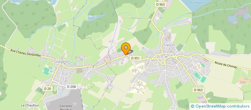 localisation de l'entreprise SCI IMMO PHILCAT  TRELON