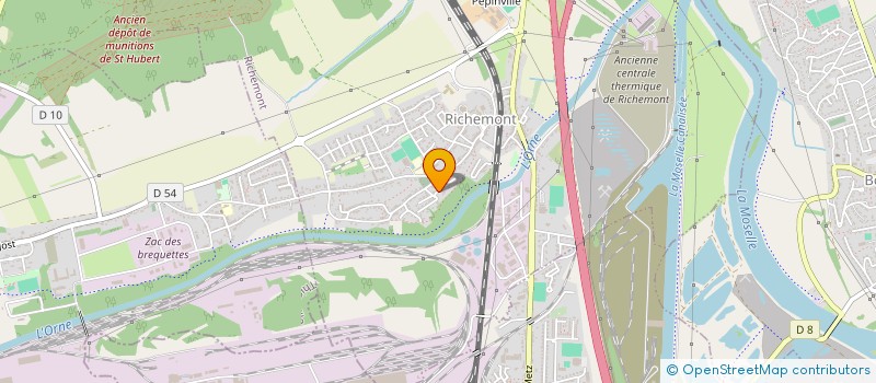 localisation de l'entreprise SCI IMMO PI  RICHEMONT