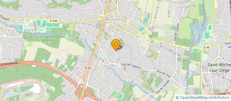 localisation de l'entreprise SCI IMMO PIED DE LA TOUR  LINAS