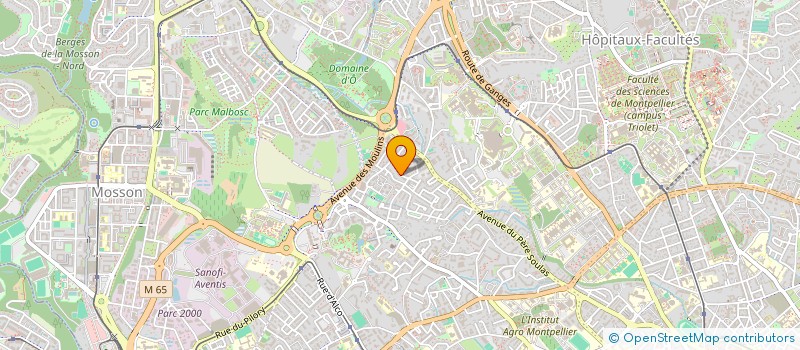localisation de l'entreprise SCI IMMO PLUS 34 à MONTPELLIER