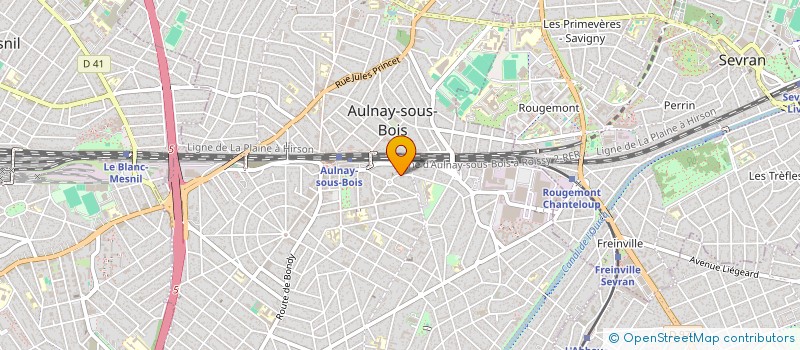 localisation de l'entreprise SCI IMMO PLUS  AULNAY-SOUS-BOIS