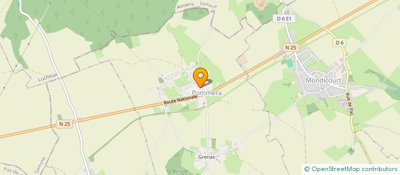 localisation de l'entreprise SCI IMMO'POM  POMMERA