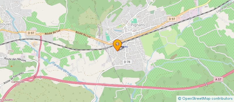 localisation de l'entreprise SCI IMMO-POU  PIGNANS