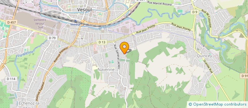 localisation de l'entreprise SCI IMMO PRALEY  VESOUL