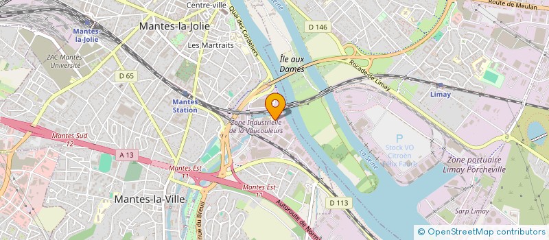 localisation de l'entreprise SCI IMMO PRO  MANTES-LA-VILLE