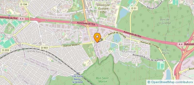 localisation de l'entreprise SCI IMMO PRO CROISSY  EMERAINVILLE