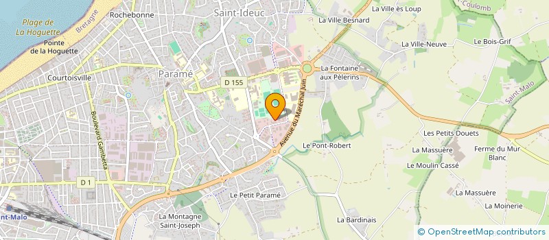 localisation de l'entreprise SCI IMMO RB  SAINT-MALO