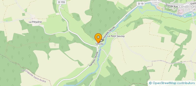 localisation de l'entreprise SCI IMMO/RENOV 2  CORVOL-L'ORGUEILLEUX