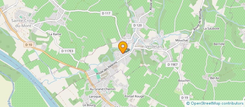 localisation de l'entreprise SCI IMMO REOLE  VERDELAIS