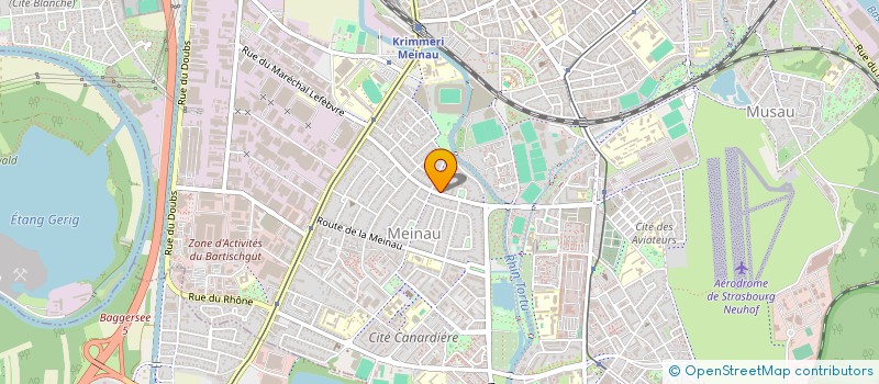 localisation de l'entreprise SCI IMMO SAAD  STRASBOURG