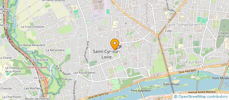 localisation de l'entreprise SCI IMMO SAINT EXUPERY à SAINT-CYR-SUR-LOIRE