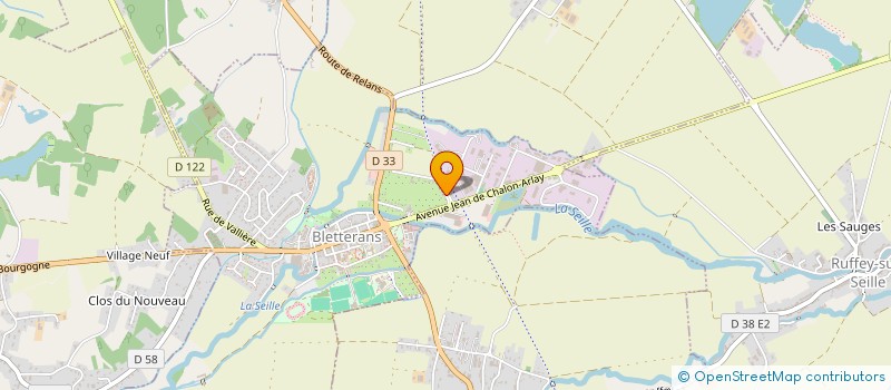 localisation de l'entreprise SCI IMMO SALVI  BLETTERANS