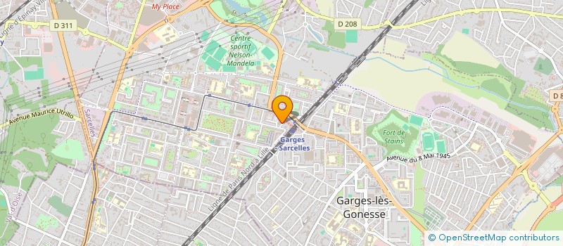 localisation de l'entreprise SCI IMMO SAUVEUR à SARCELLES
