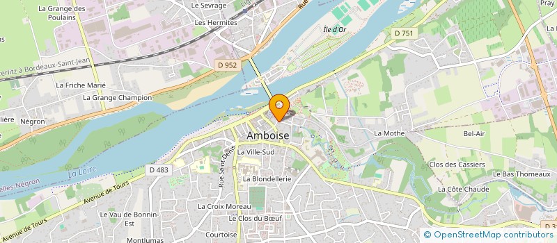 localisation de l'entreprise SCI IMMO + SEMAE  AMBOISE