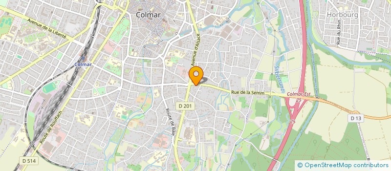 localisation de l'entreprise SCI IMMO-SERVICES  COLMAR