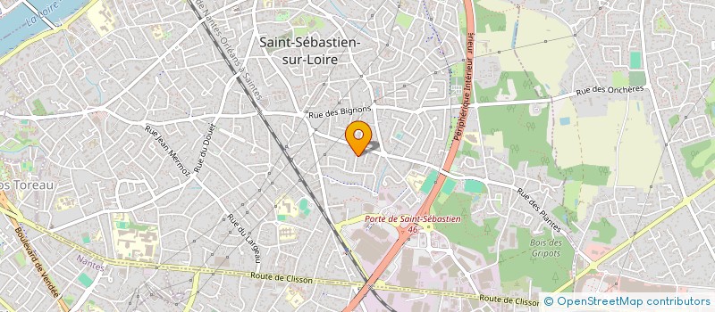 localisation de l'entreprise SCI IMMO SIM  SAINT-SEBASTIEN-SUR-LOIRE