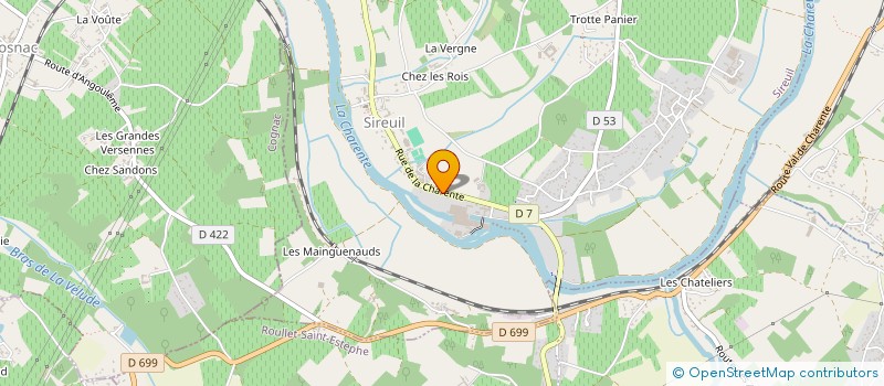 localisation de l'entreprise SCI IMMO SIREUIL à SIREUIL