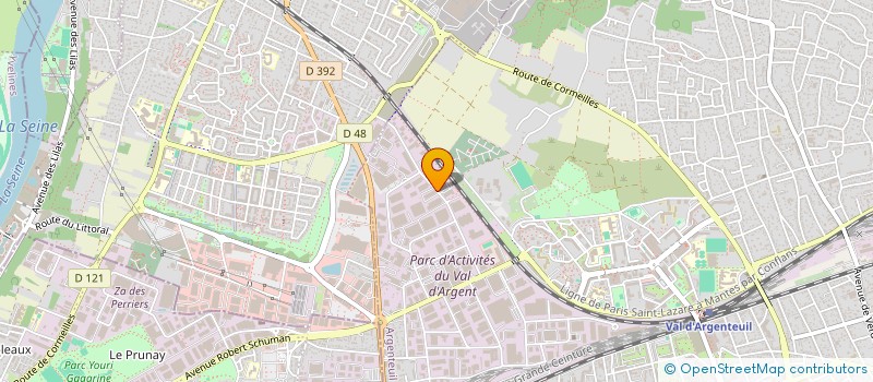 localisation de l'entreprise SCI IMMO SNEF  ARGENTEUIL