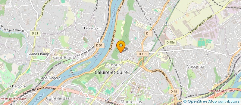 localisation de l'entreprise SCI IMMO SPI  CALUIRE-ET-CUIRE