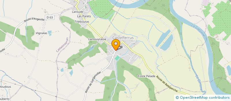 localisation de l'entreprise SCI IMMO-STARS  CASTELFERRUS