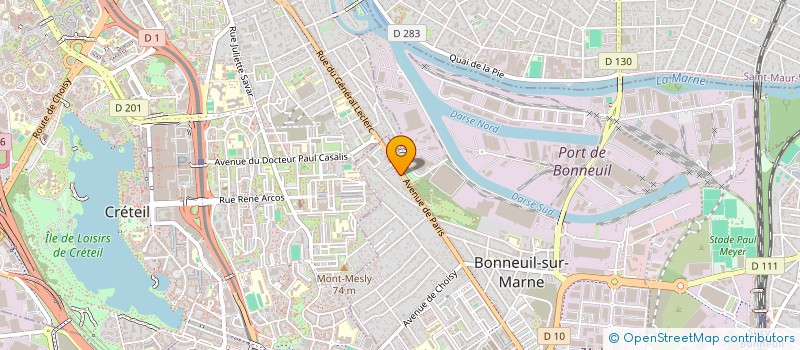 localisation de l'entreprise SCI IMMO STEF à BONNEUIL-SUR-MARNE