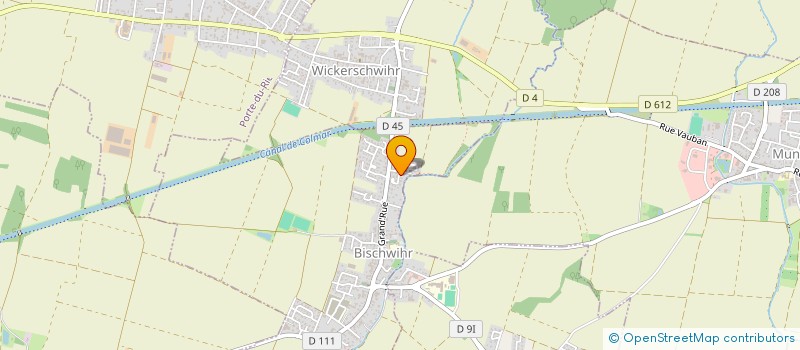 localisation de l'entreprise SCI IMMO STEIN  BISCHWIHR