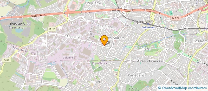 localisation de l'entreprise SCI IMMO STEN à COLOMIERS