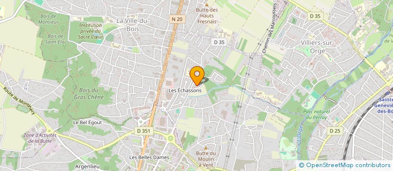 localisation de l'entreprise SCI IMMO SUD  LONGPONT-SUR-ORGE