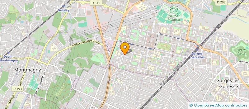 localisation de l'entreprise SCI IMMO SUD à SARCELLES