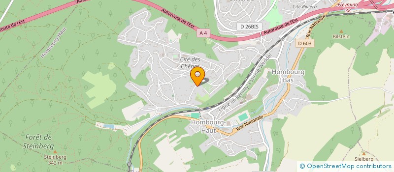 localisation de l'entreprise SCI IMMO T à HOMBOURG-HAUT