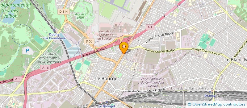 localisation de l'entreprise SCI IMMO TAINE  LE BOURGET