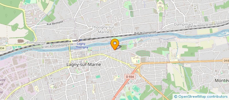 localisation de l'entreprise SCI IMMO TAO  LAGNY-SUR-MARNE