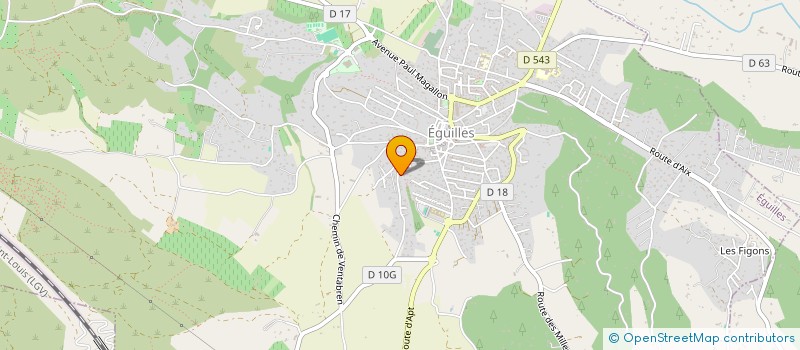 localisation de l'entreprise SCI IMMO TB ROUSSILLON  EGUILLES