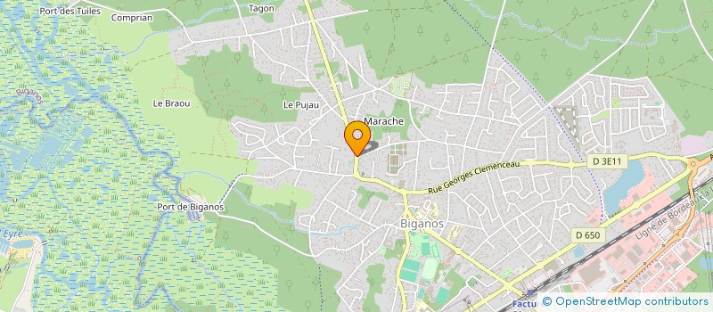 localisation de l'entreprise SCI IMMO TCFC  BIGANOS