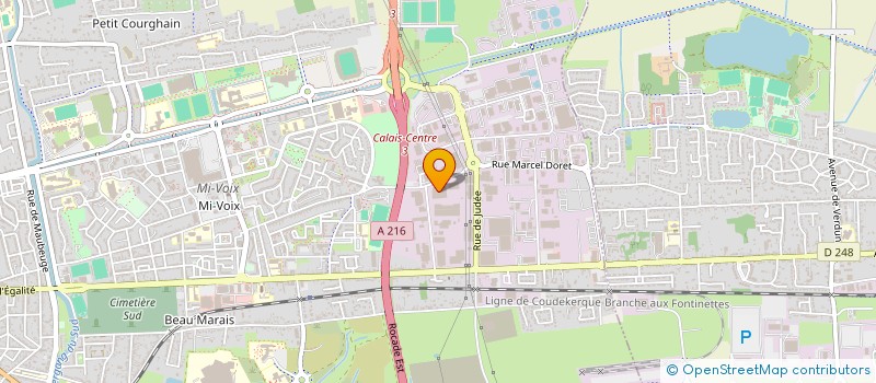 localisation de l'entreprise SCI IMMO'TEAM  CALAIS