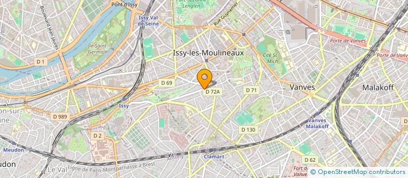 localisation de l'entreprise SCI IMMO-TECH à ISSY-LES-MOULINEAUX