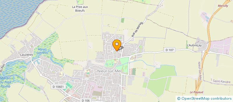 localisation de l'entreprise SCI IMMO TEMP  NIEUL-SUR-MER