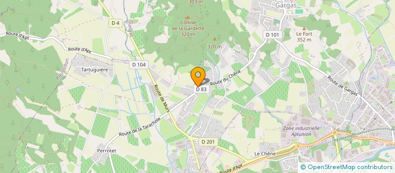 localisation de l'entreprise SCI IMMO-TEP  GARGAS