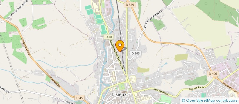 localisation de l'entreprise SCI IMMO TESSON LIS à LISIEUX