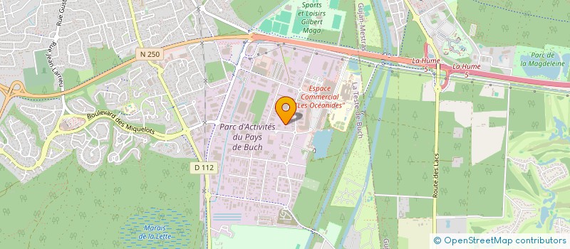 localisation de l'entreprise SCI IMMO TESTERIN à LA TESTE-DE-BUCH