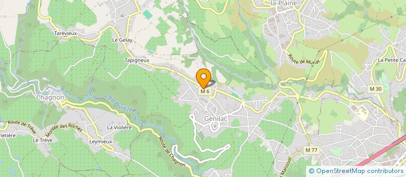 localisation de l'entreprise SCI IMMO-THEP  GENILAC